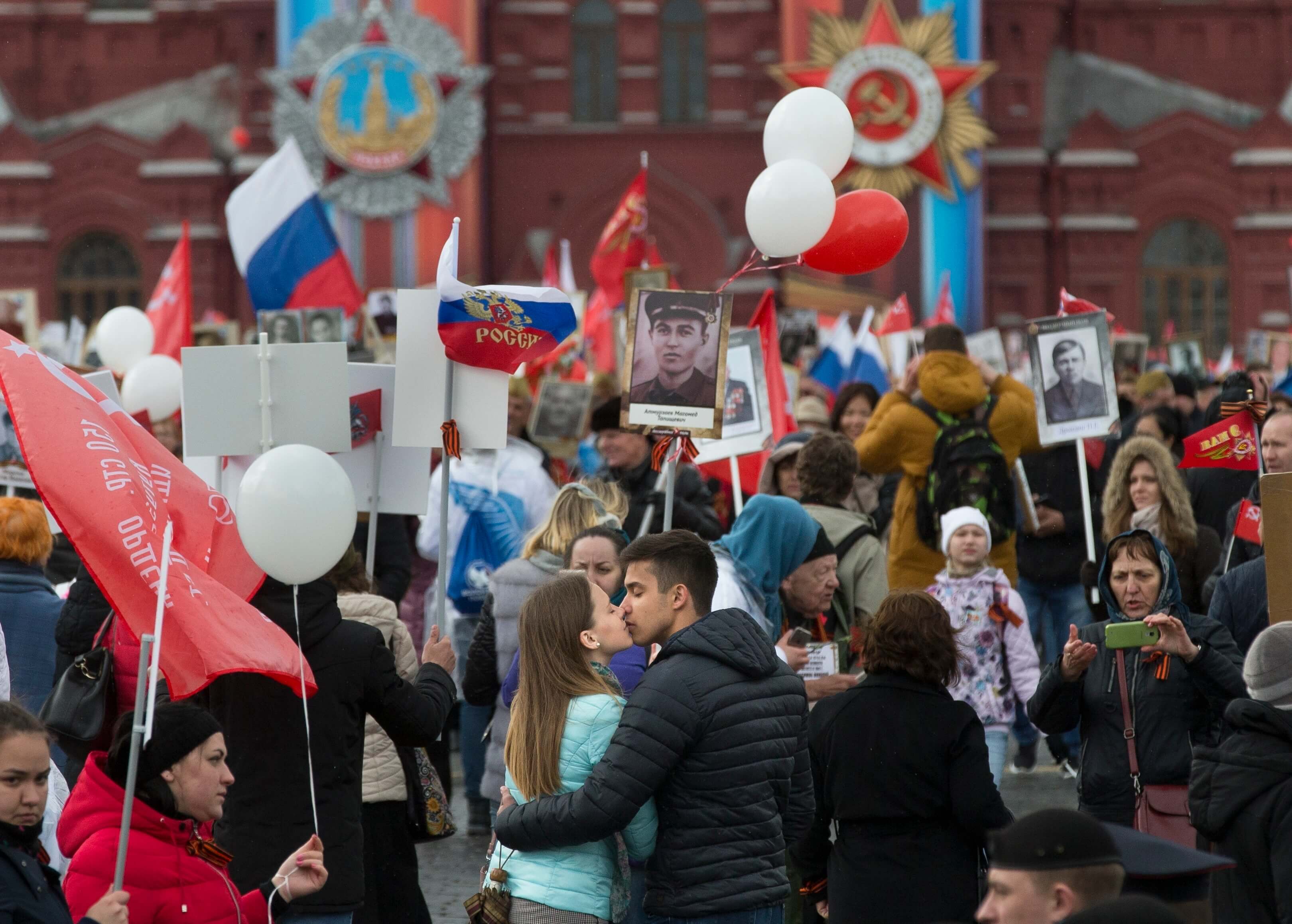 Russia celebrates Nazi Germany’s defeat on Victory Day, May 9, 2017. (Photo: AP)